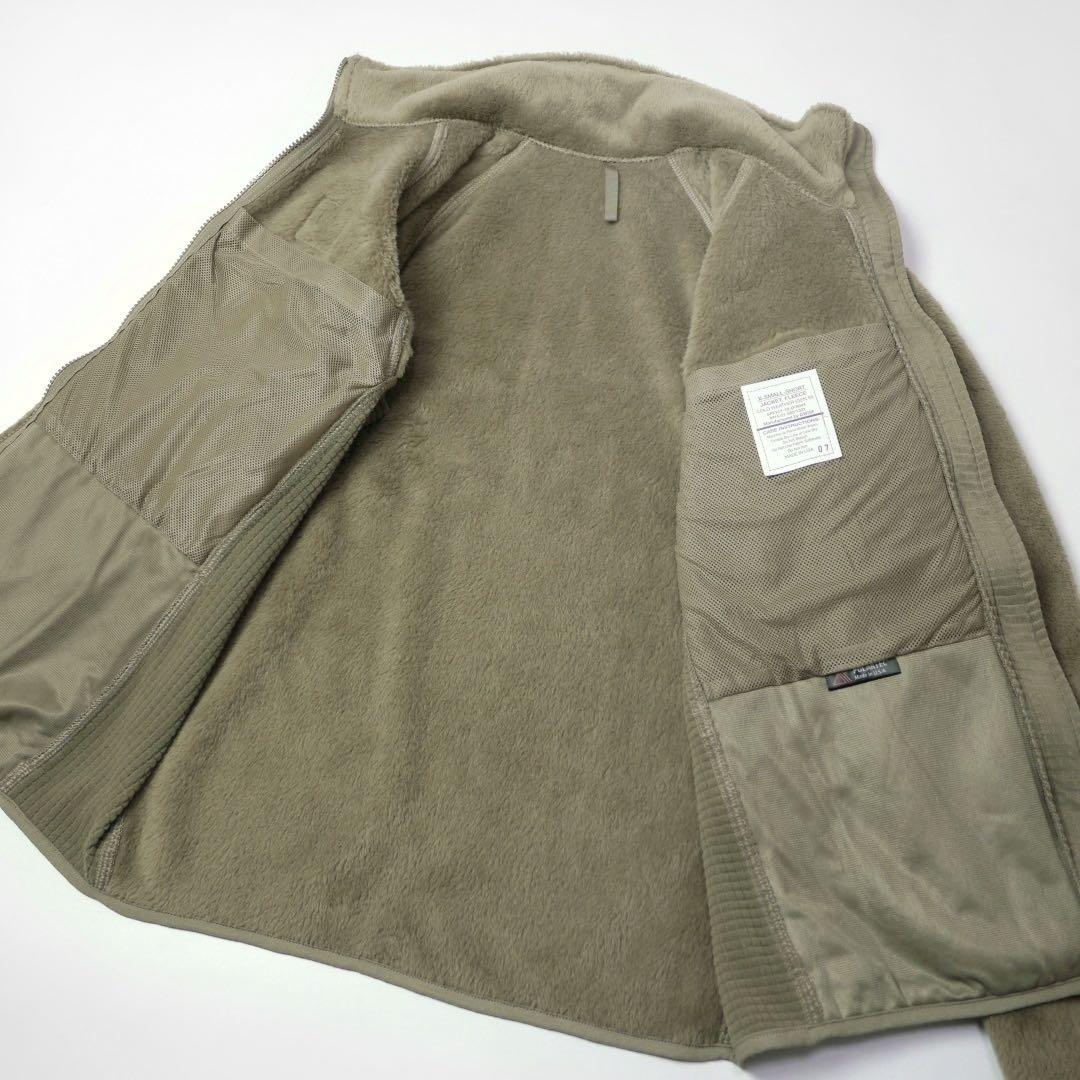 ほぼ デッドECWCS米軍ミリタリー フリースジャケット コヨーテ レアXS