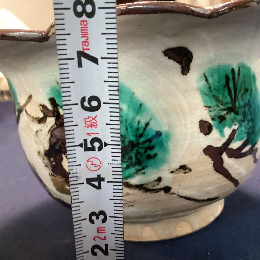 京焼乾山写雪松向付10客　新品未使用