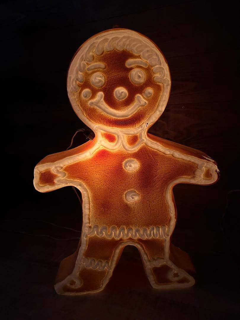 ジンジャーブレッドマン　ライト　照明　イルミネーション　クリスマスガーデンライト