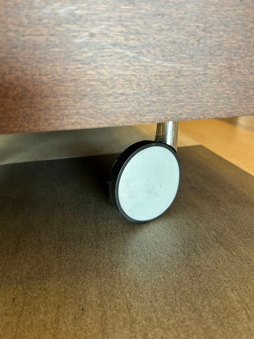 アウトレット☆センターテーブル リビングテーブル ロータイプ キャスター 収納付