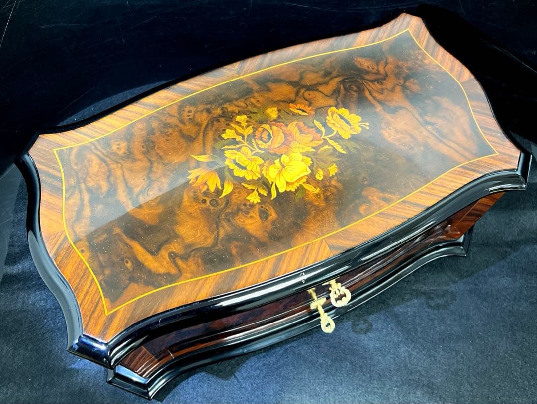 リュージュシリンダー式オルゴール　72弁15曲　東Y8-0105☆2F