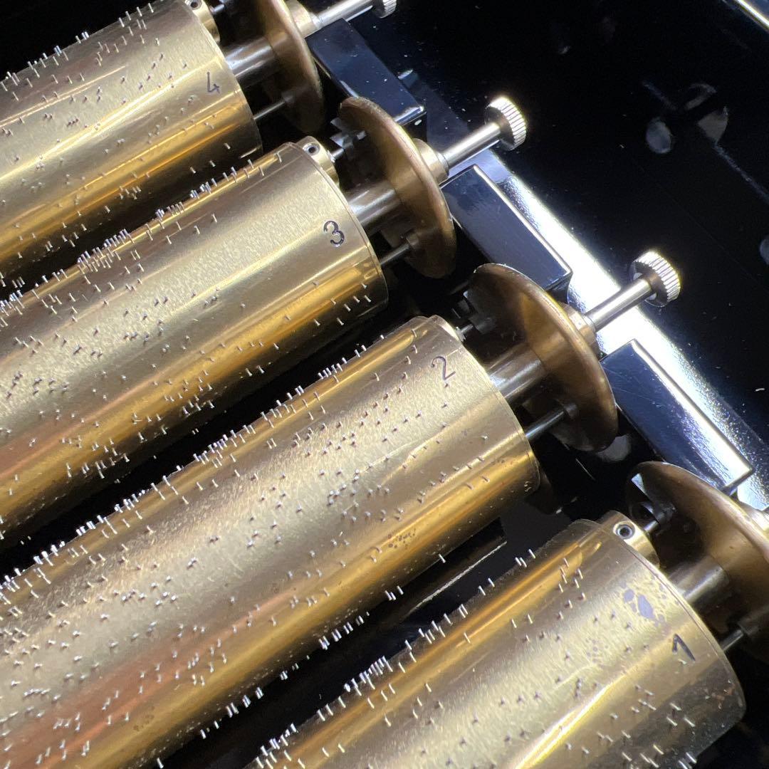 リュージュシリンダー式オルゴール　72弁15曲　東Y8-0105☆2F