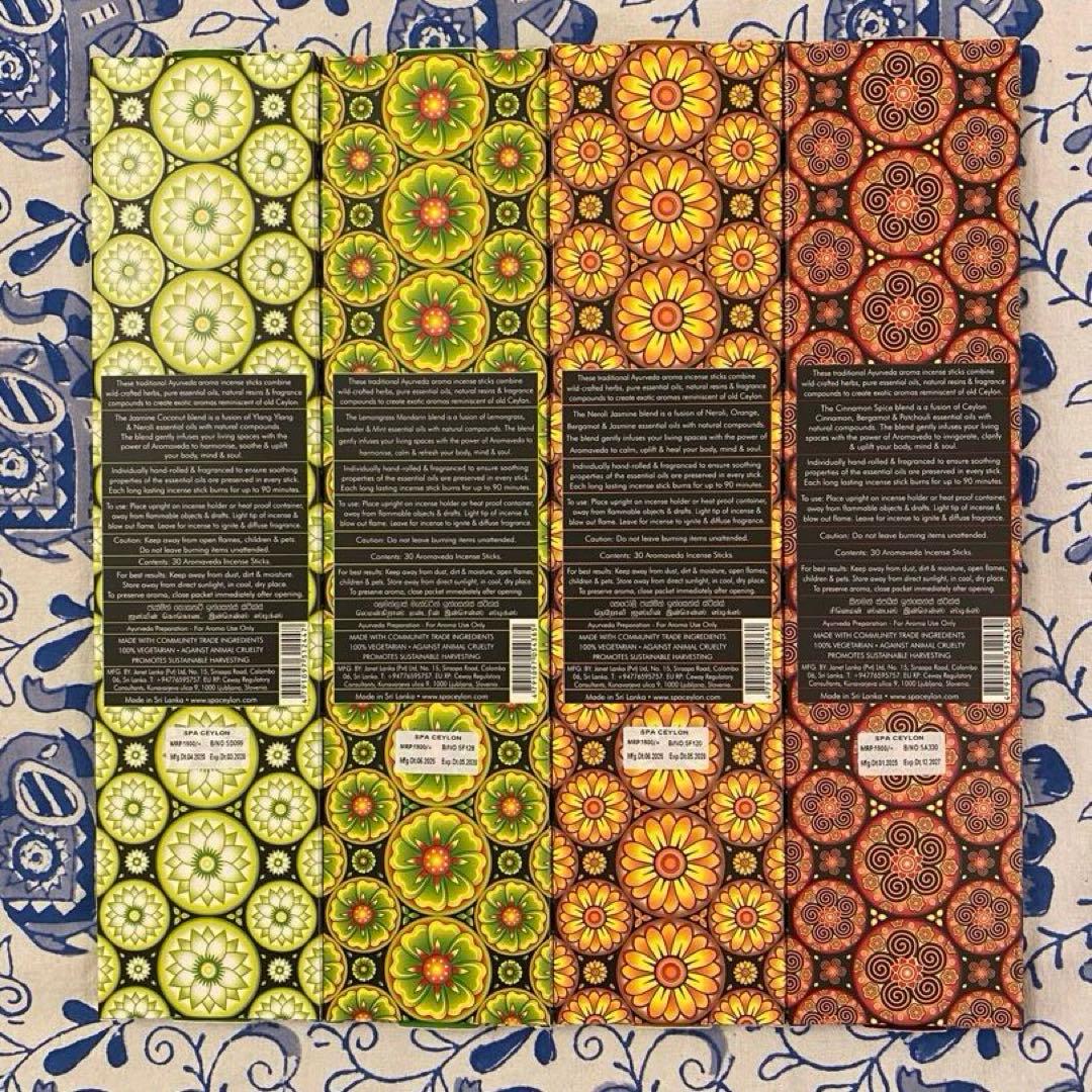 値下げ‼️日本未発売　SPA CEYLON お香　4種類セット