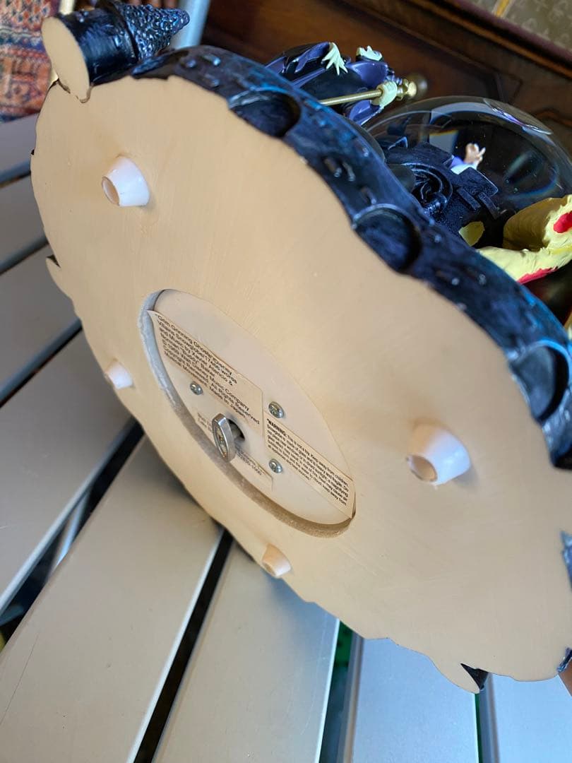 ディズニー　ヴィランズ　スノーグローブ　スノードーム　オルゴール付　レア