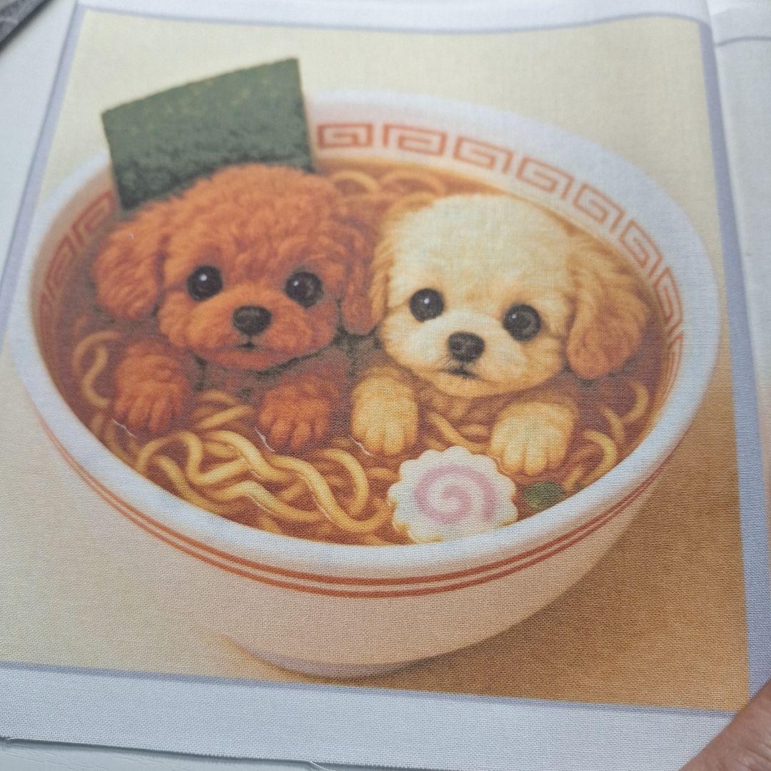 激レアチワワ、トイプードルパネル生地　ハンドメイド