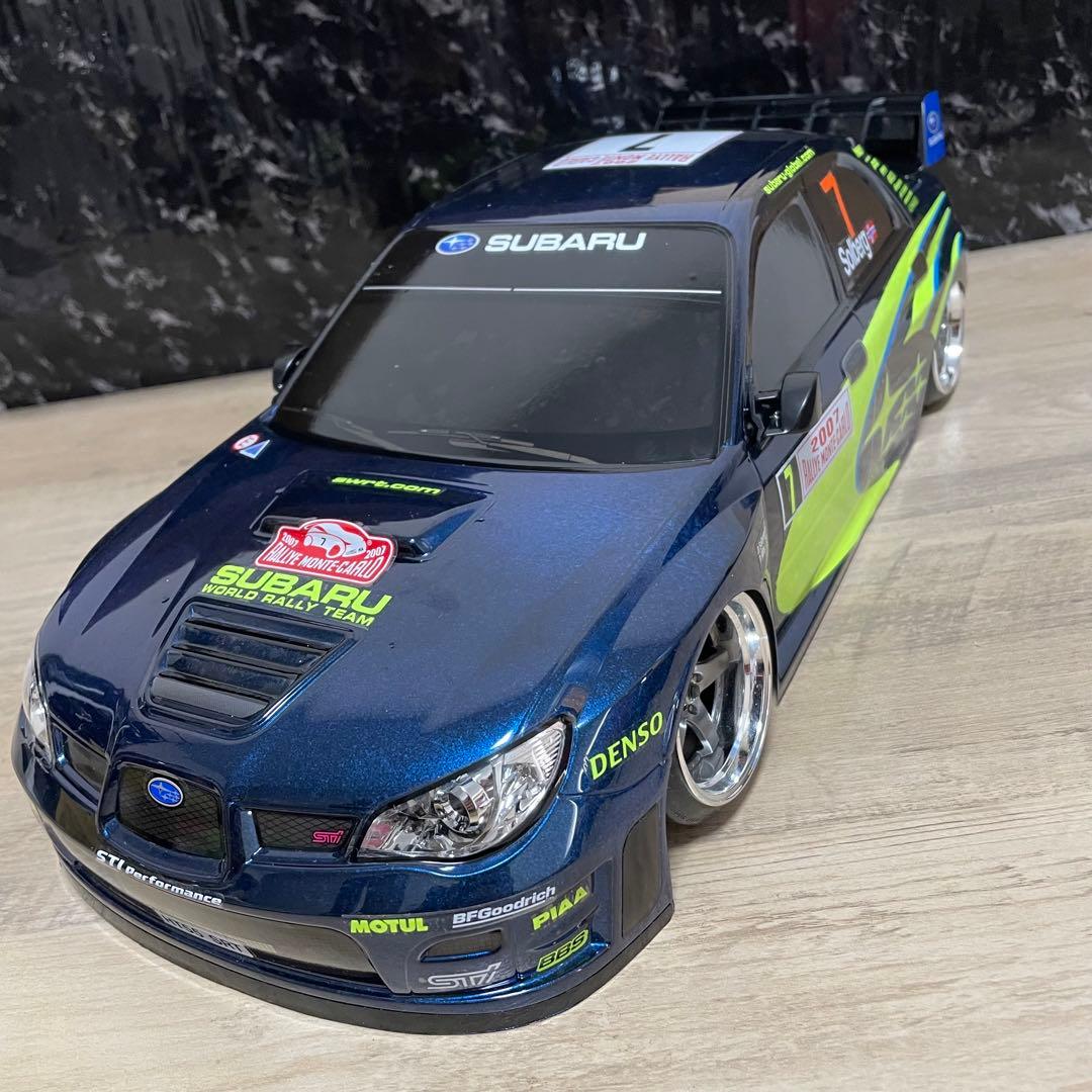 タミヤ スバル インプレッサ 1/10 ラジコンボディ 塗装済 ラリー 塗装