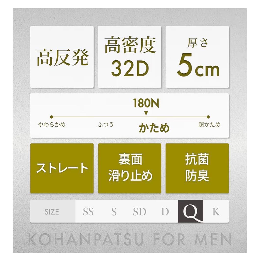 【超メルカリ市価格！】GOKUMIN 高反発マットレス クイーン 5cm厚