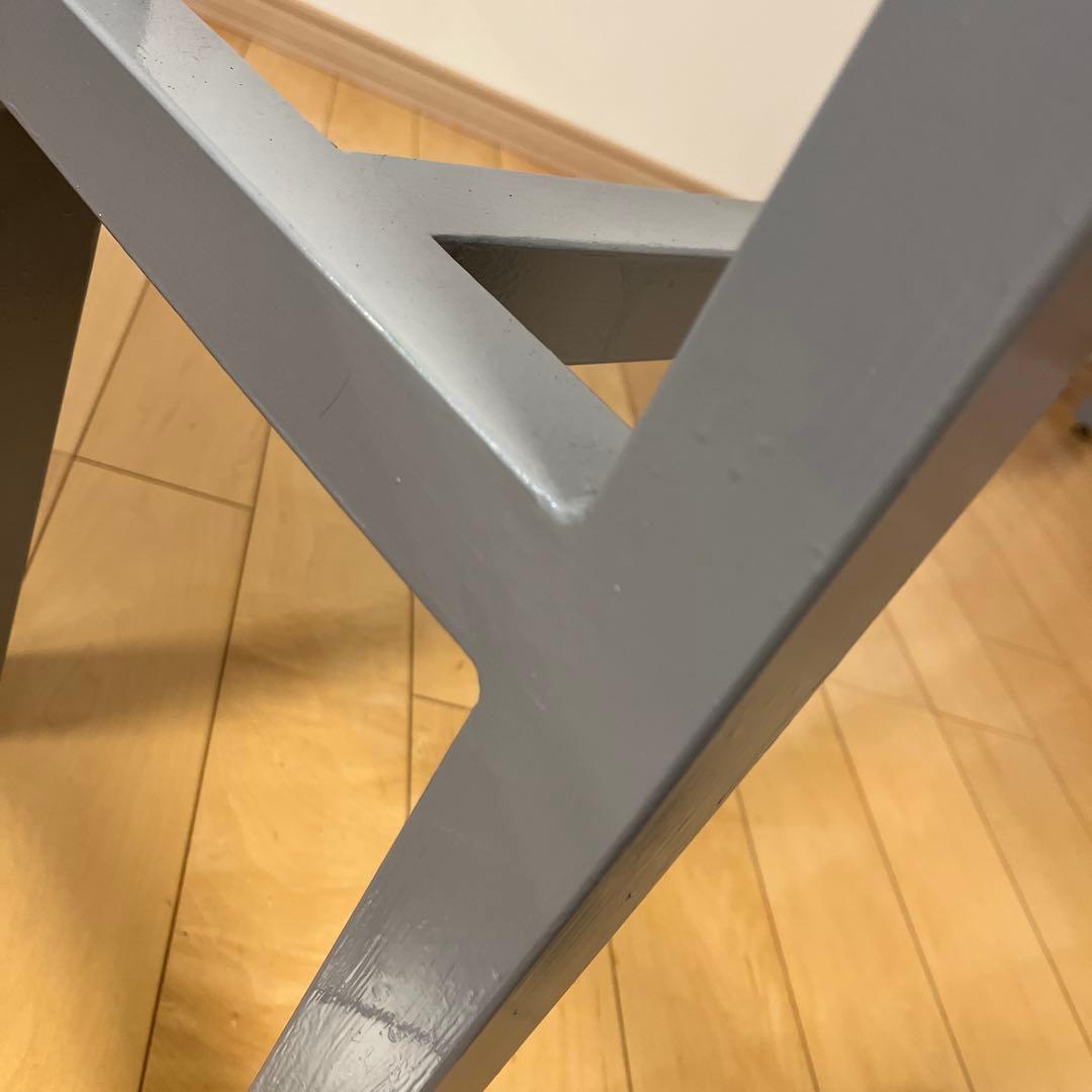 天板木製 作業台 鉄脚テーブル リメイク