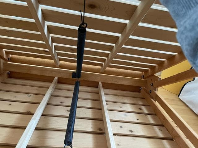 中居木工　国産ひのきすのこ折りたたみベッド（2008年　シングル）