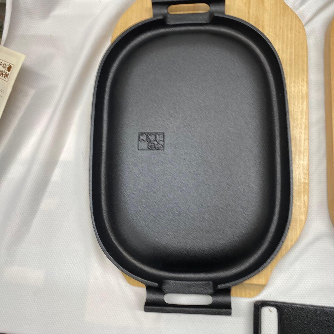 南部鉄器　ステーキ皿　二枚