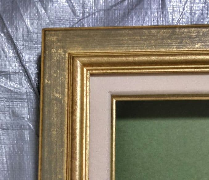 油彩額縁 M10号用 レインボー 金