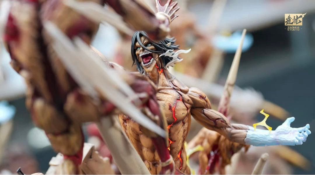 進撃の巨人 巨人対戦 宣戦 フィギュア ガレージキット - メルカリ