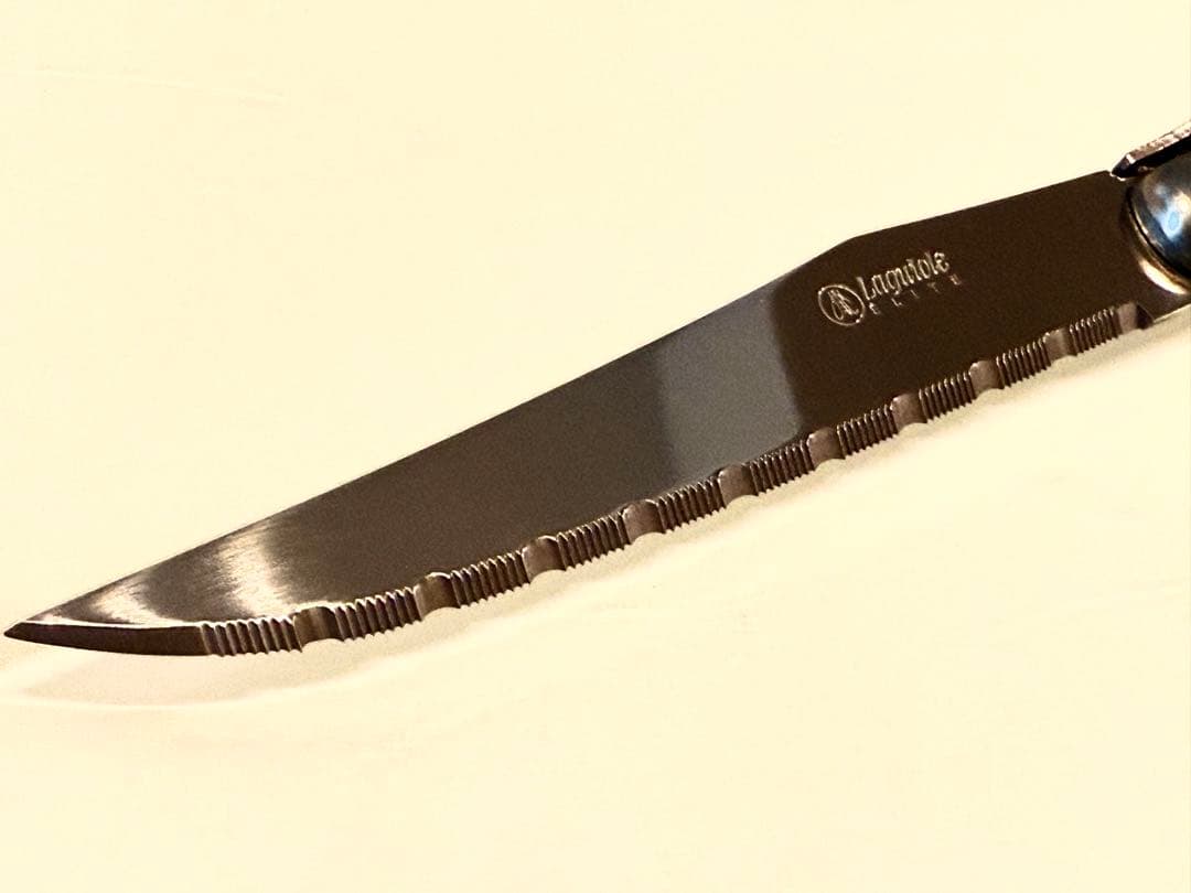 Laguiole elite カトラリーセット　24本入り　シルバー　刻印入り