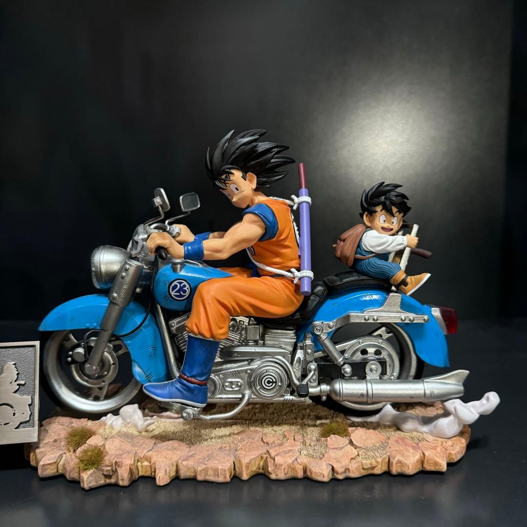 ドラゴンボール フィギュア バイク 悟空 悟飯 ガレージキット