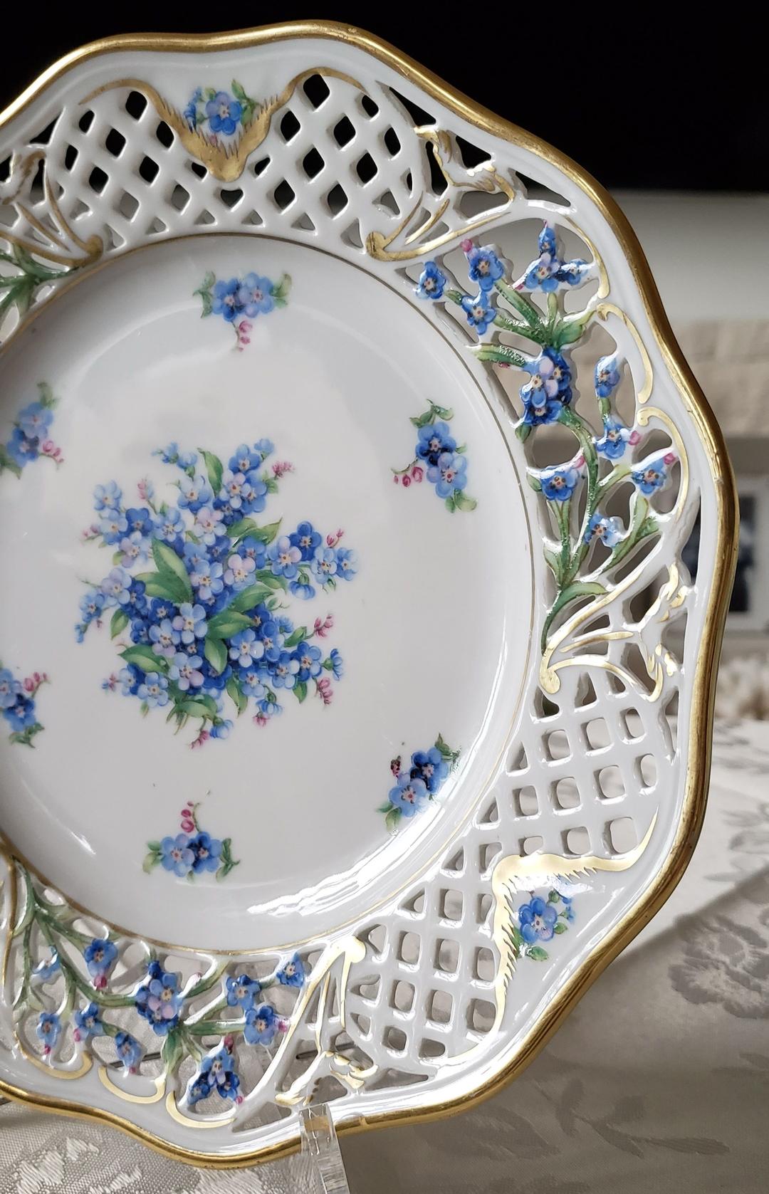 シューマン ⑰ ババリア 勿忘草 ピアス プレート 21.5cm