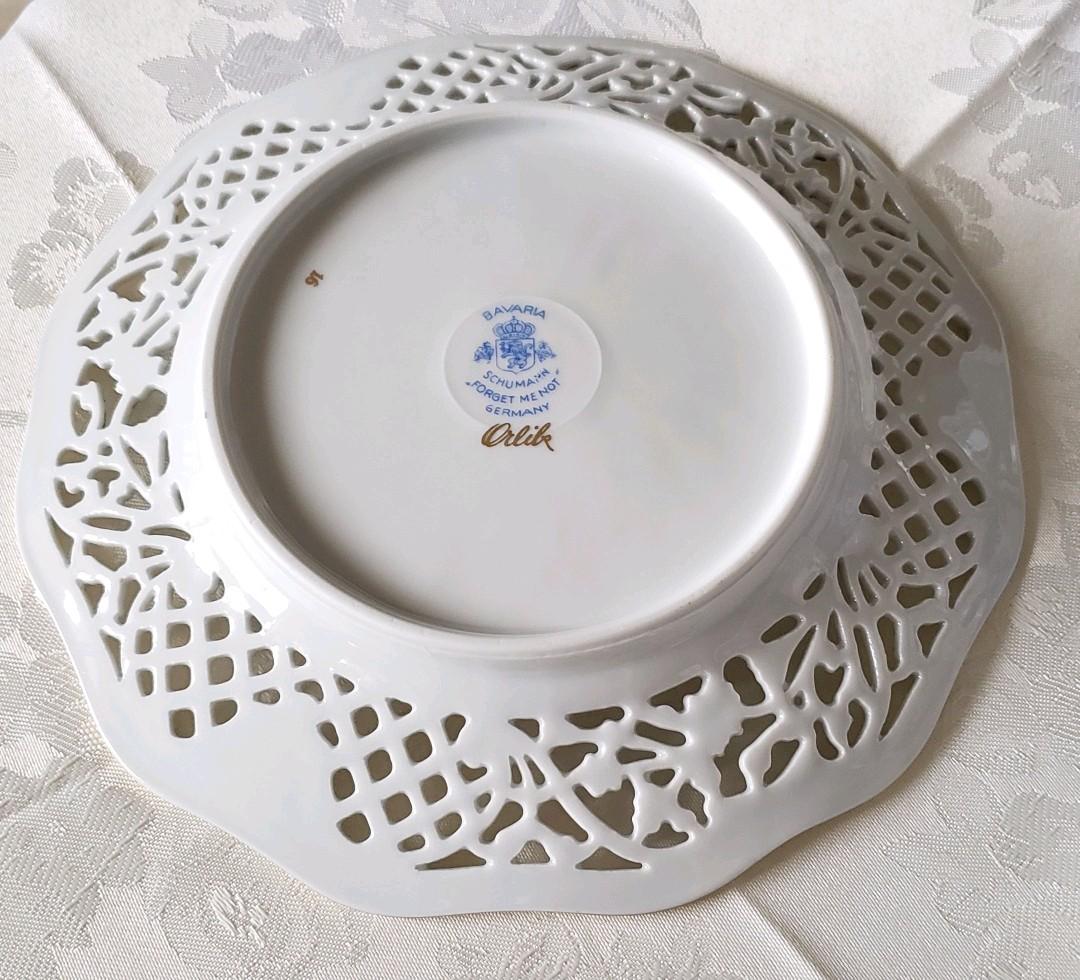 シューマン ⑰ ババリア 勿忘草 ピアス プレート 21.5cm