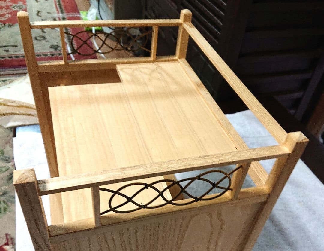 茶道具相生棚木製A466