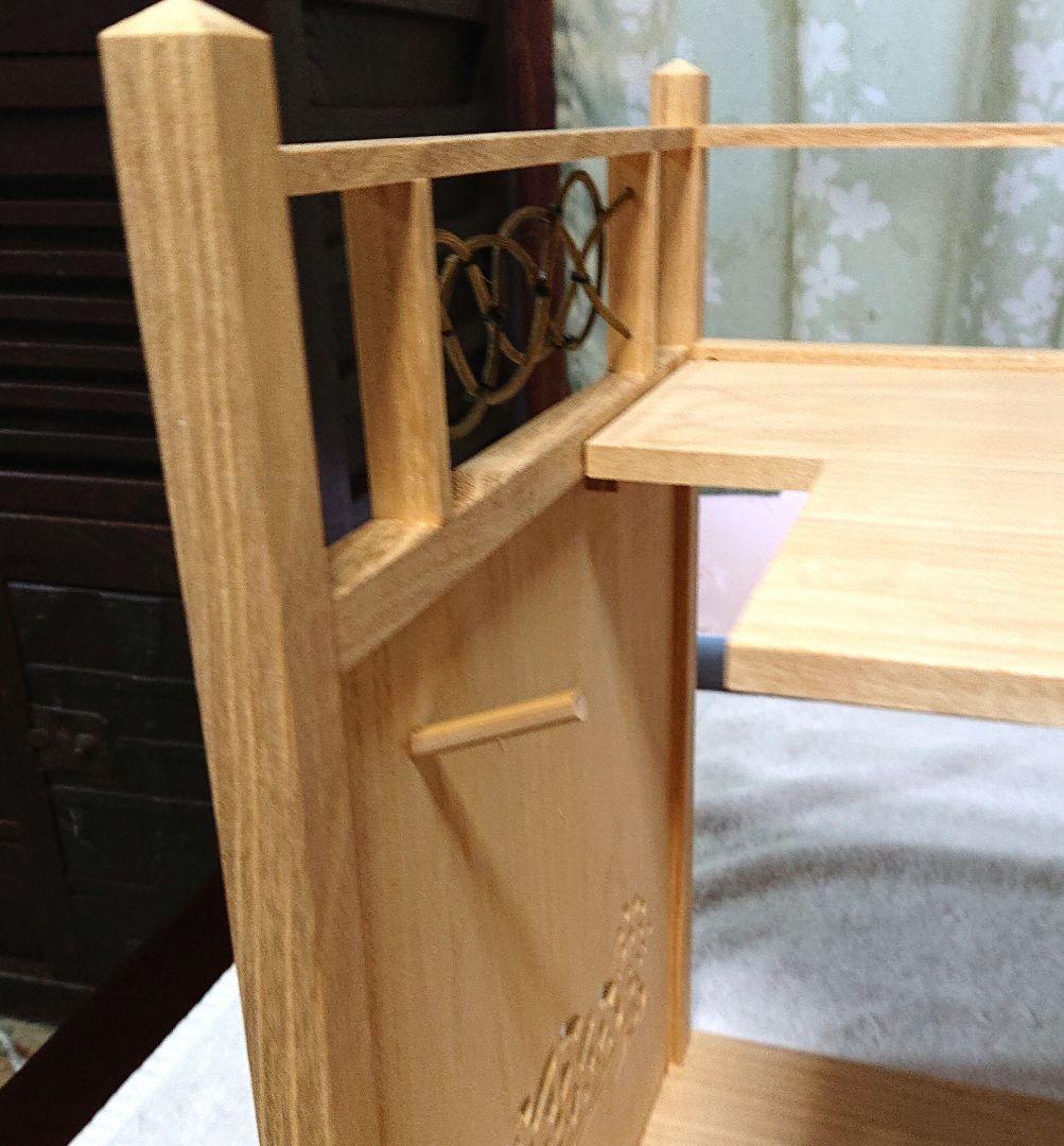 茶道具相生棚木製A466