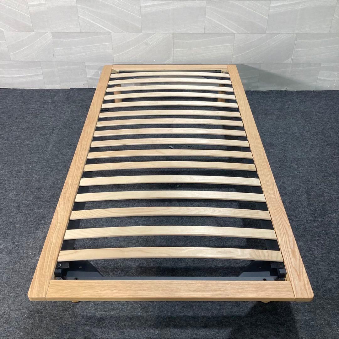 MUJI 無印良品 無印 ベッドフレーム シングル 天然木 シンプル d4233