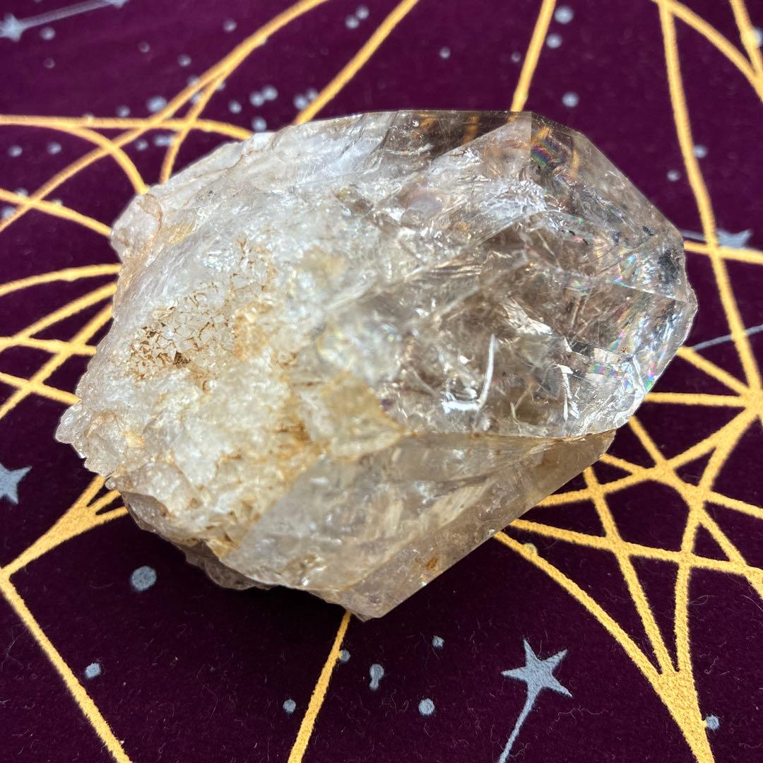 希少　ハーキマーダイヤモンド　大きな結晶　水晶　188g