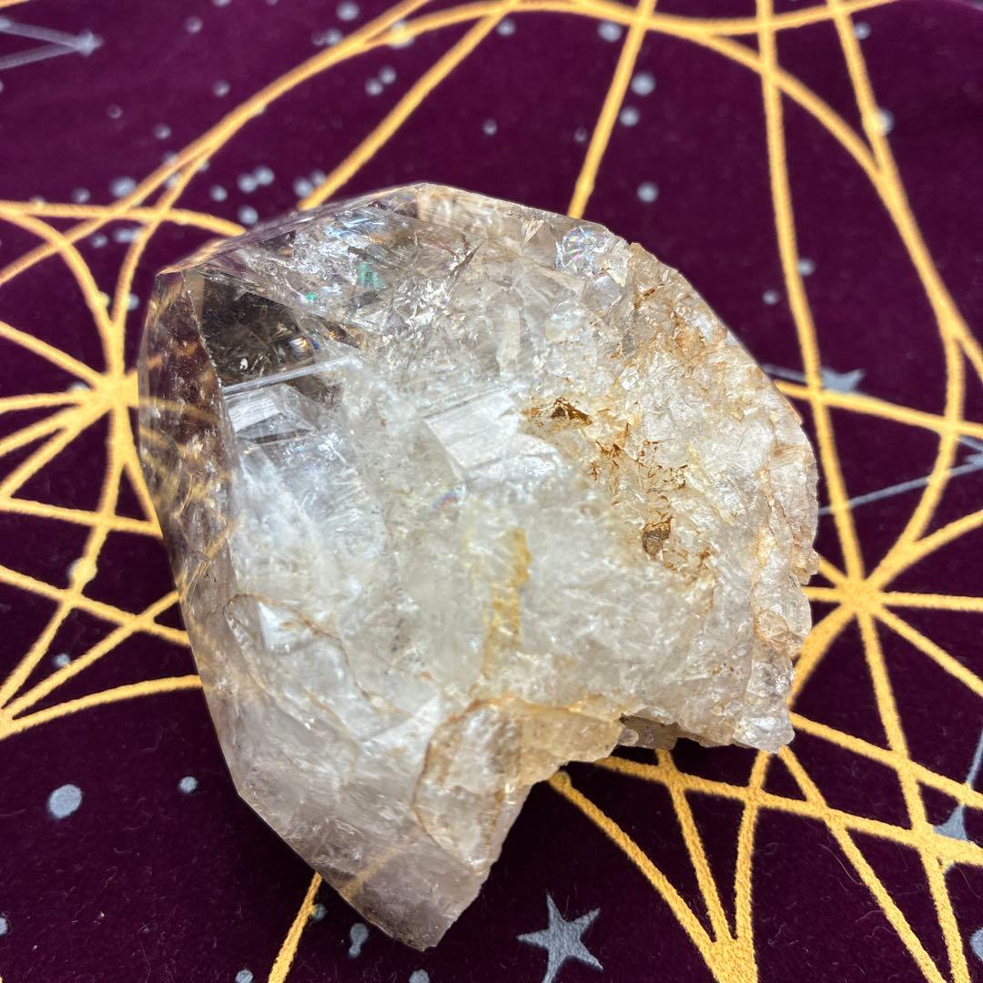 希少　ハーキマーダイヤモンド　大きな結晶　水晶　188g