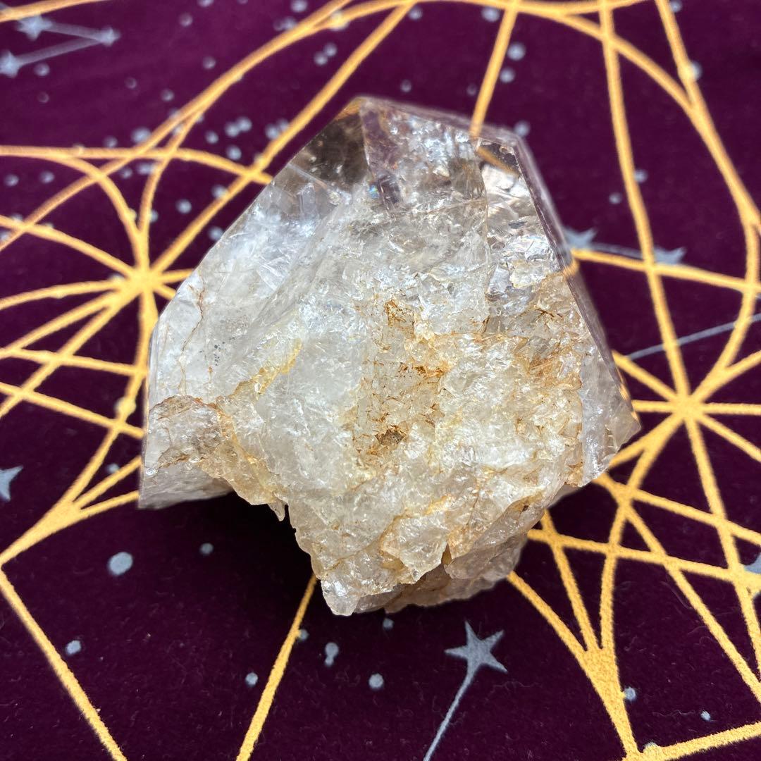 希少　ハーキマーダイヤモンド　大きな結晶　水晶　188g
