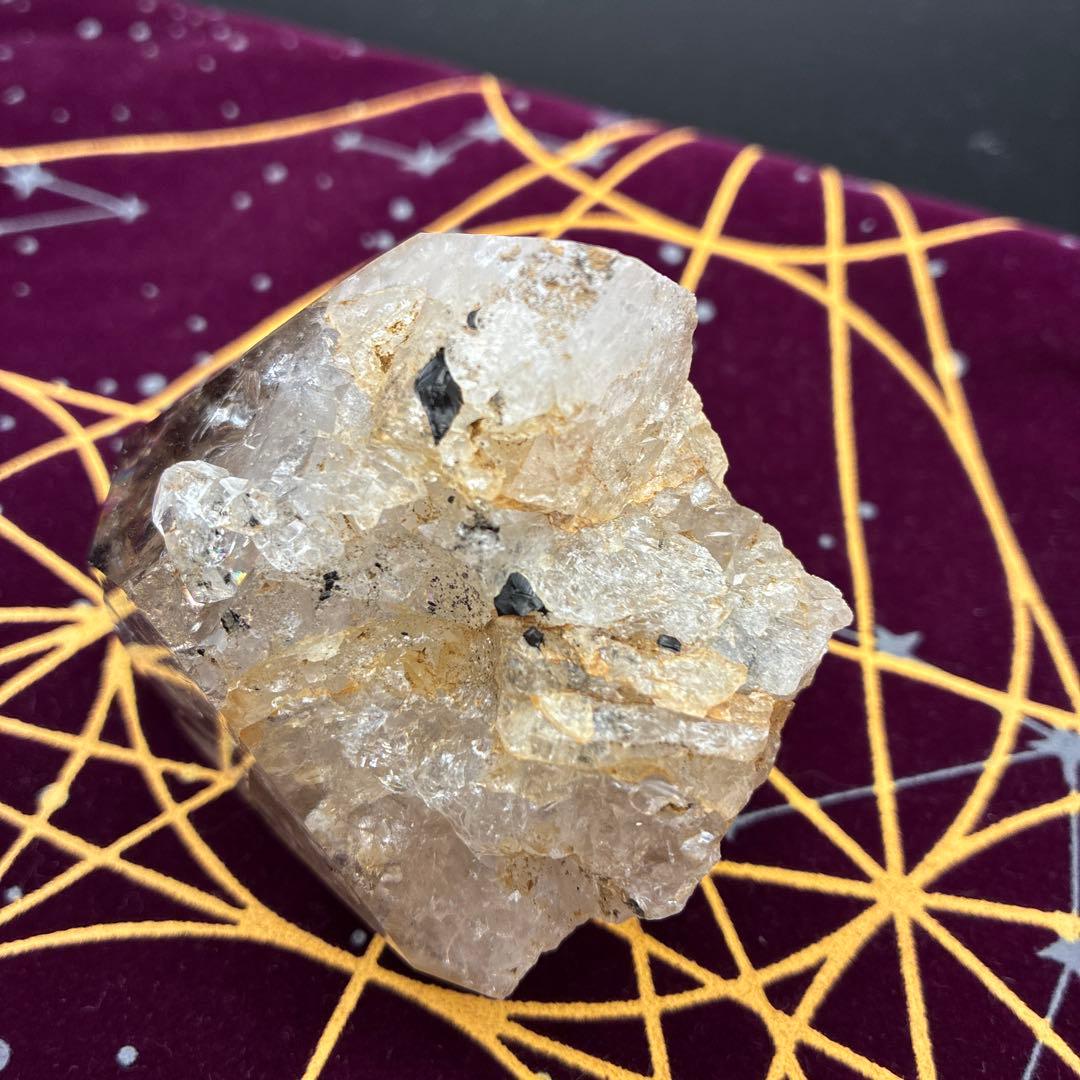 希少　ハーキマーダイヤモンド　大きな結晶　水晶　188g