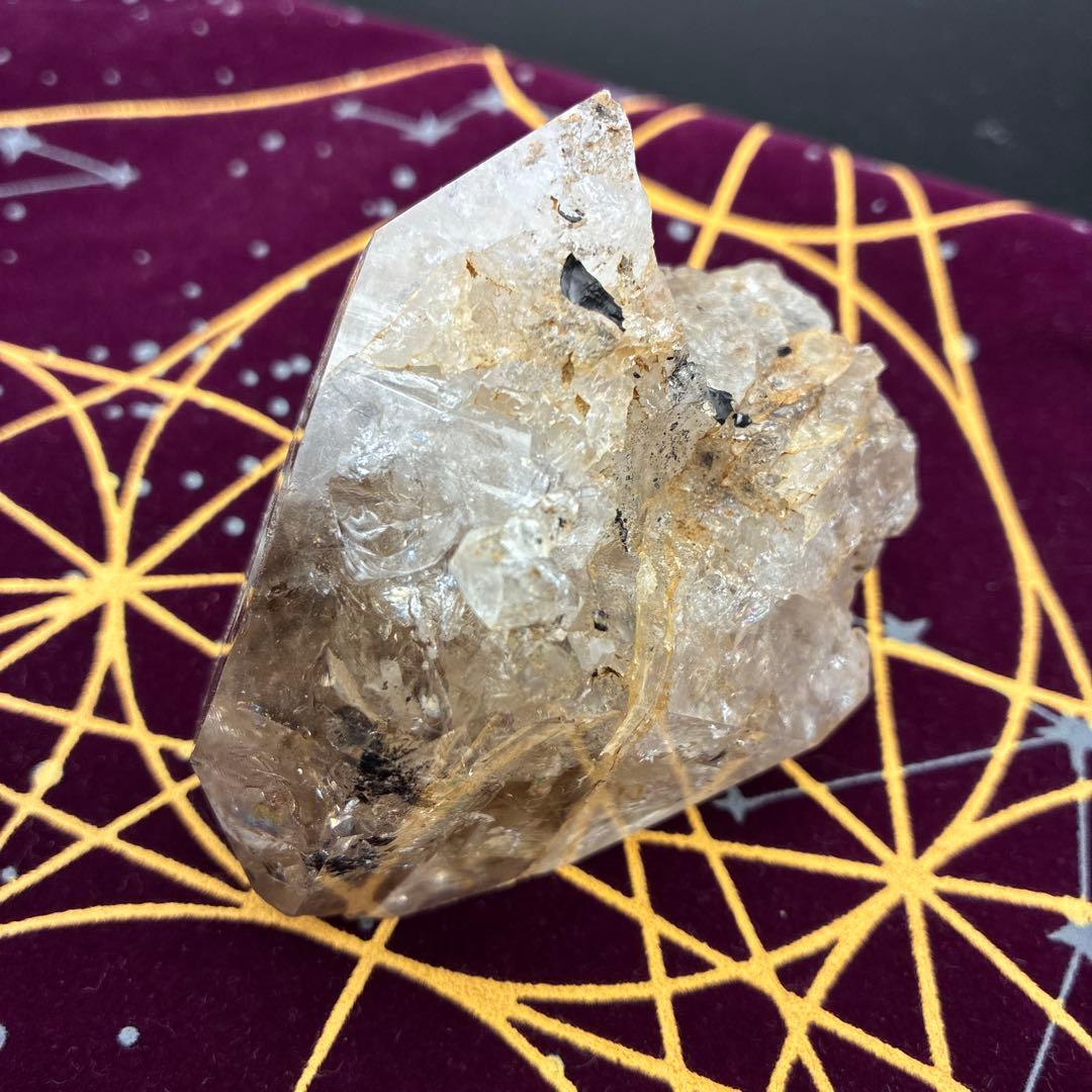 希少　ハーキマーダイヤモンド　大きな結晶　水晶　188g