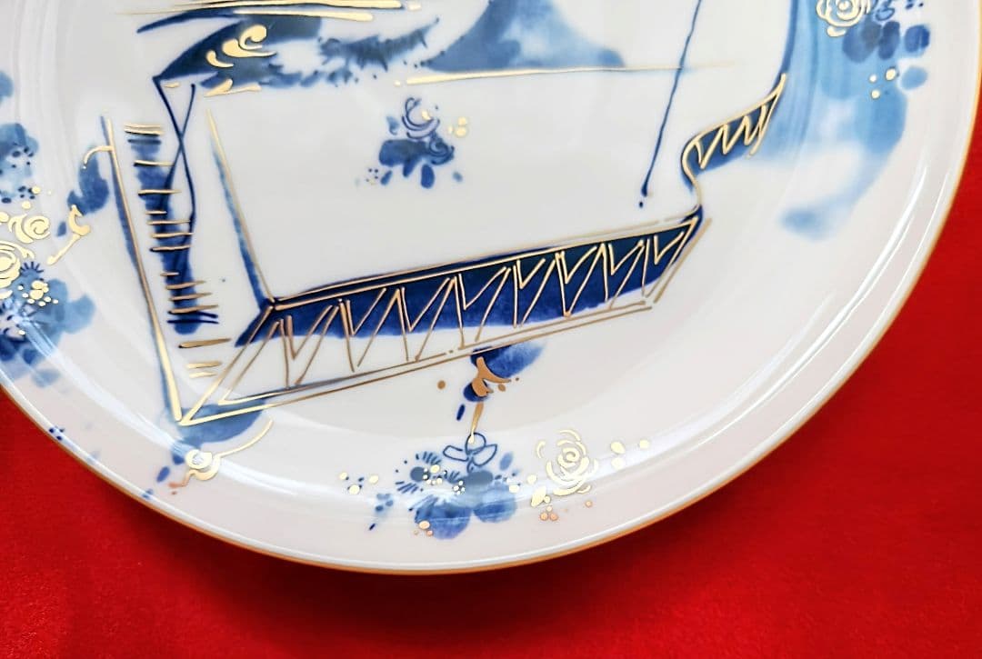 Meissen【美品箱栞付】2005年イヤープレート陽気なピアノ鶏　飾り皿　干支