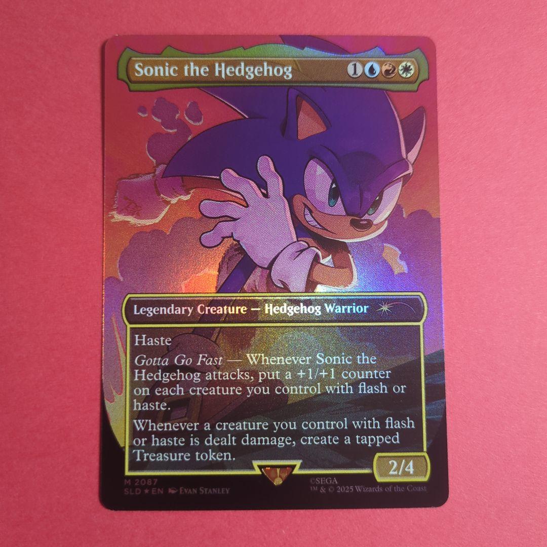 MTG Sonic the Hedgehog【FOIL英語版】SLD - メルカリ