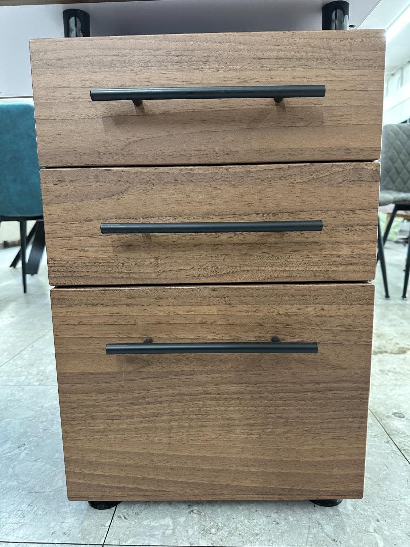 ニトリ　L字デスク　システムデスク　ラボーロ140　RB004　ブラウン