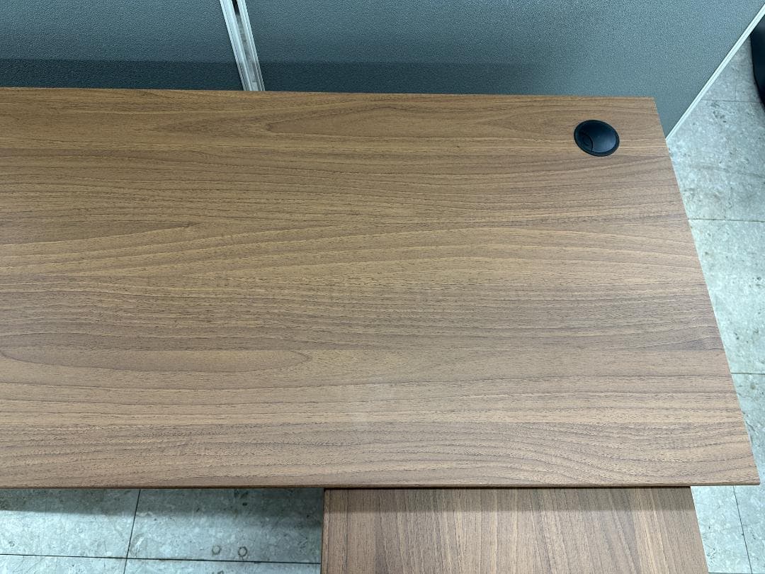 ニトリ　L字デスク　システムデスク　ラボーロ140　RB004　ブラウン