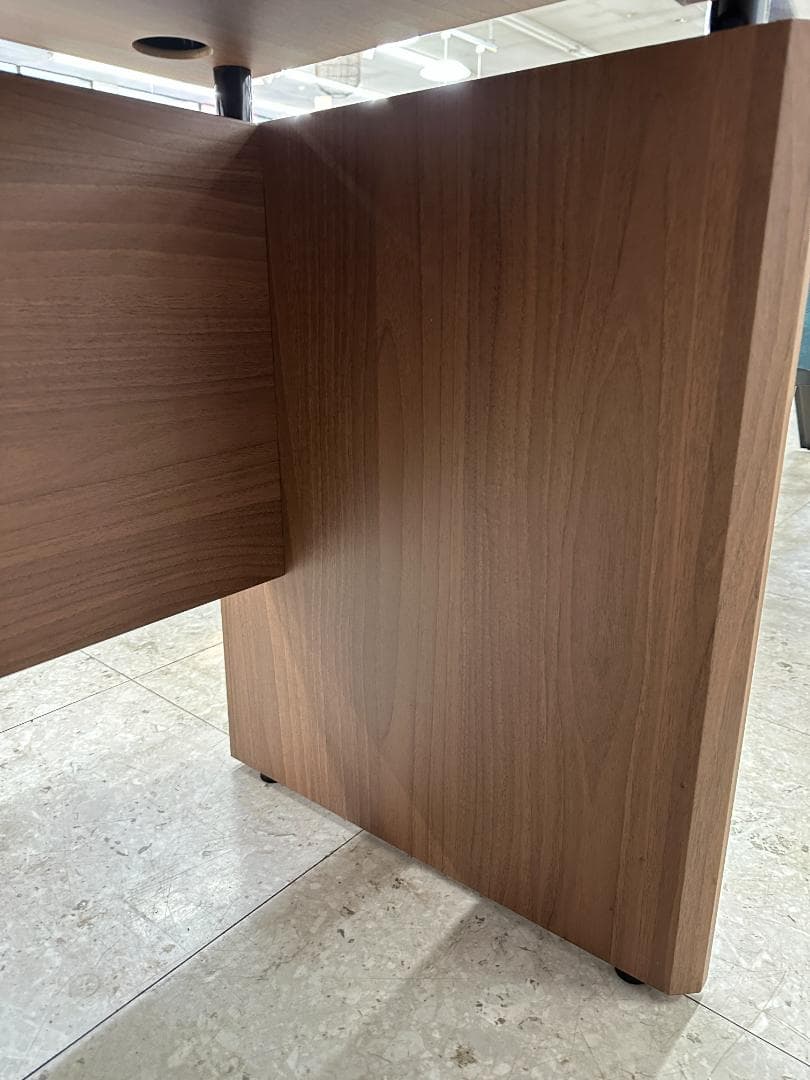 ニトリ　L字デスク　システムデスク　ラボーロ140　RB004　ブラウン