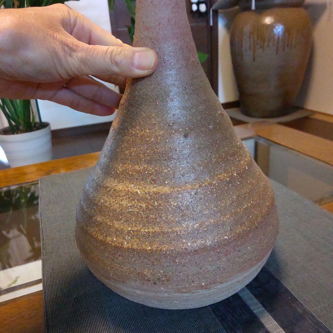 美しい　鶴くび　53　備前焼