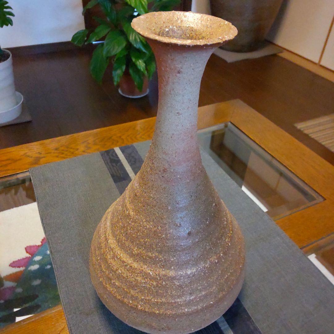 美しい　鶴くび　53　備前焼