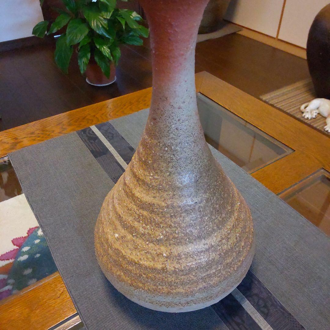 美しい　鶴くび　53　備前焼