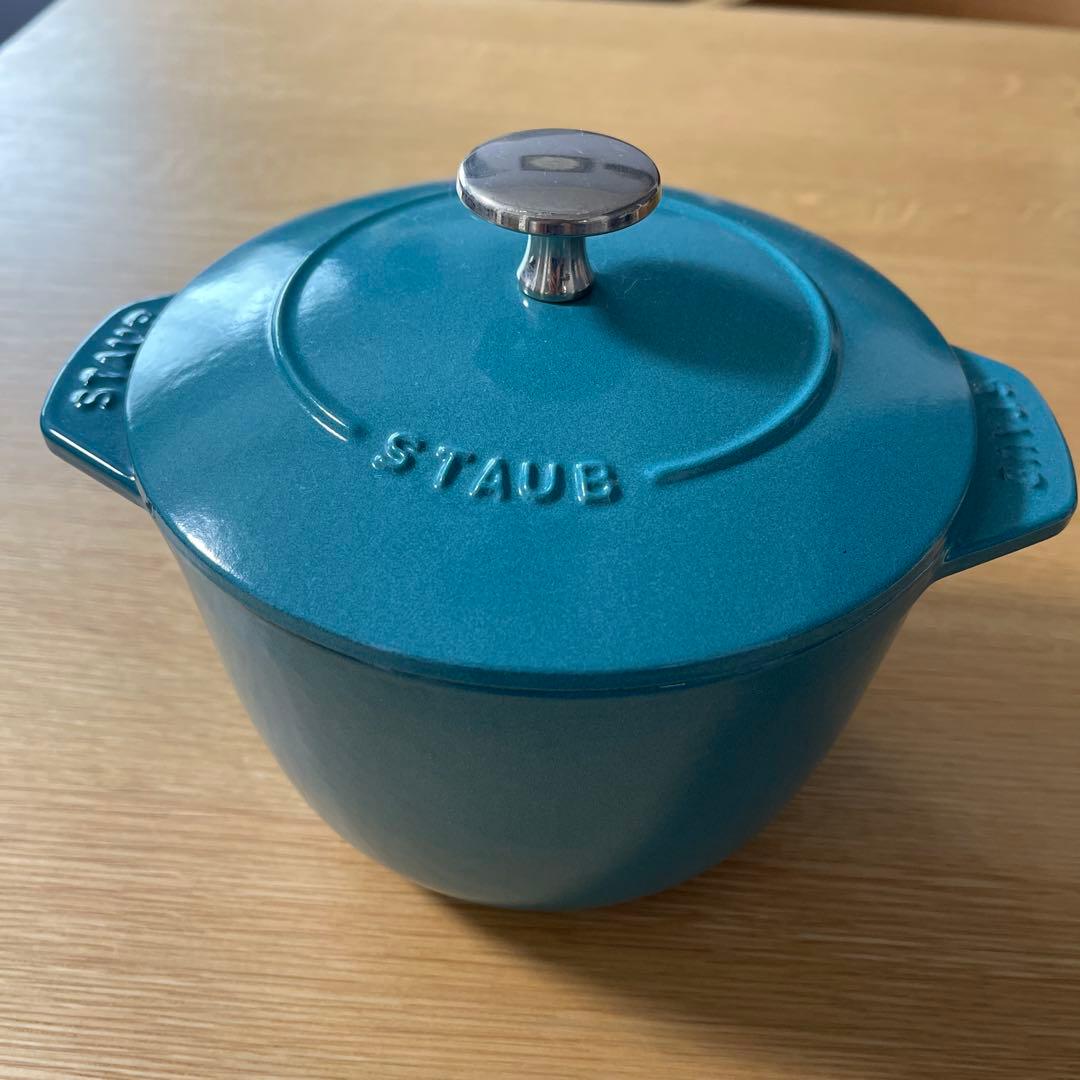 STAUB ラ・ココットde GOHAN M 16cm ミント - メルカリ