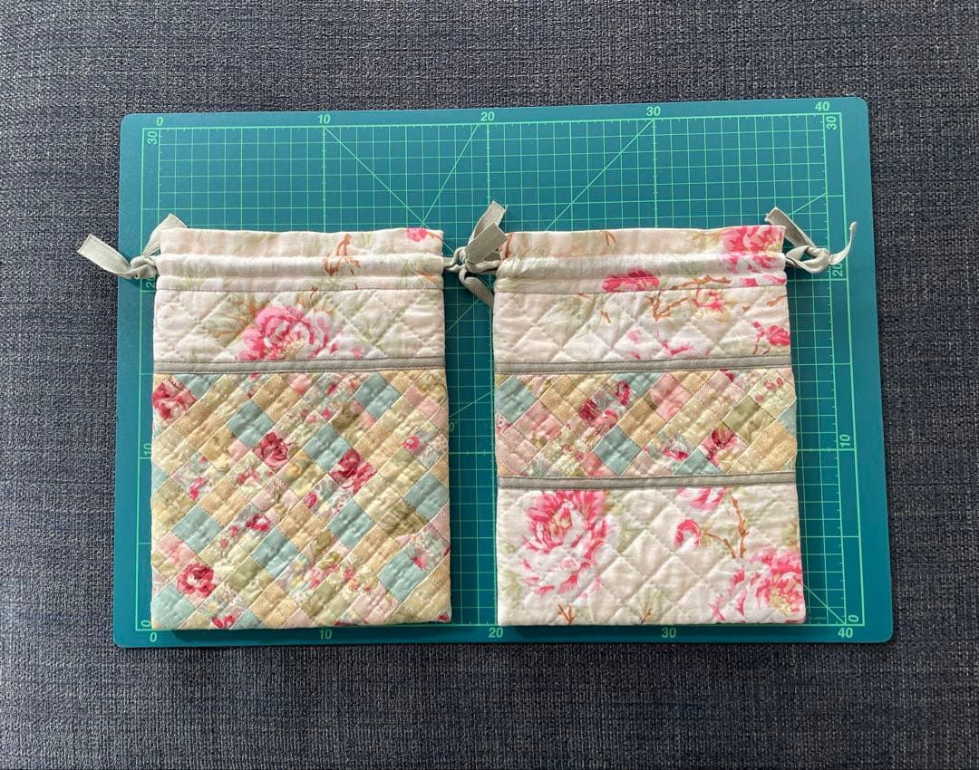 675)フラワーガーデンのポーチ 2個セット完成品 宮崎順子さん - メルカリ