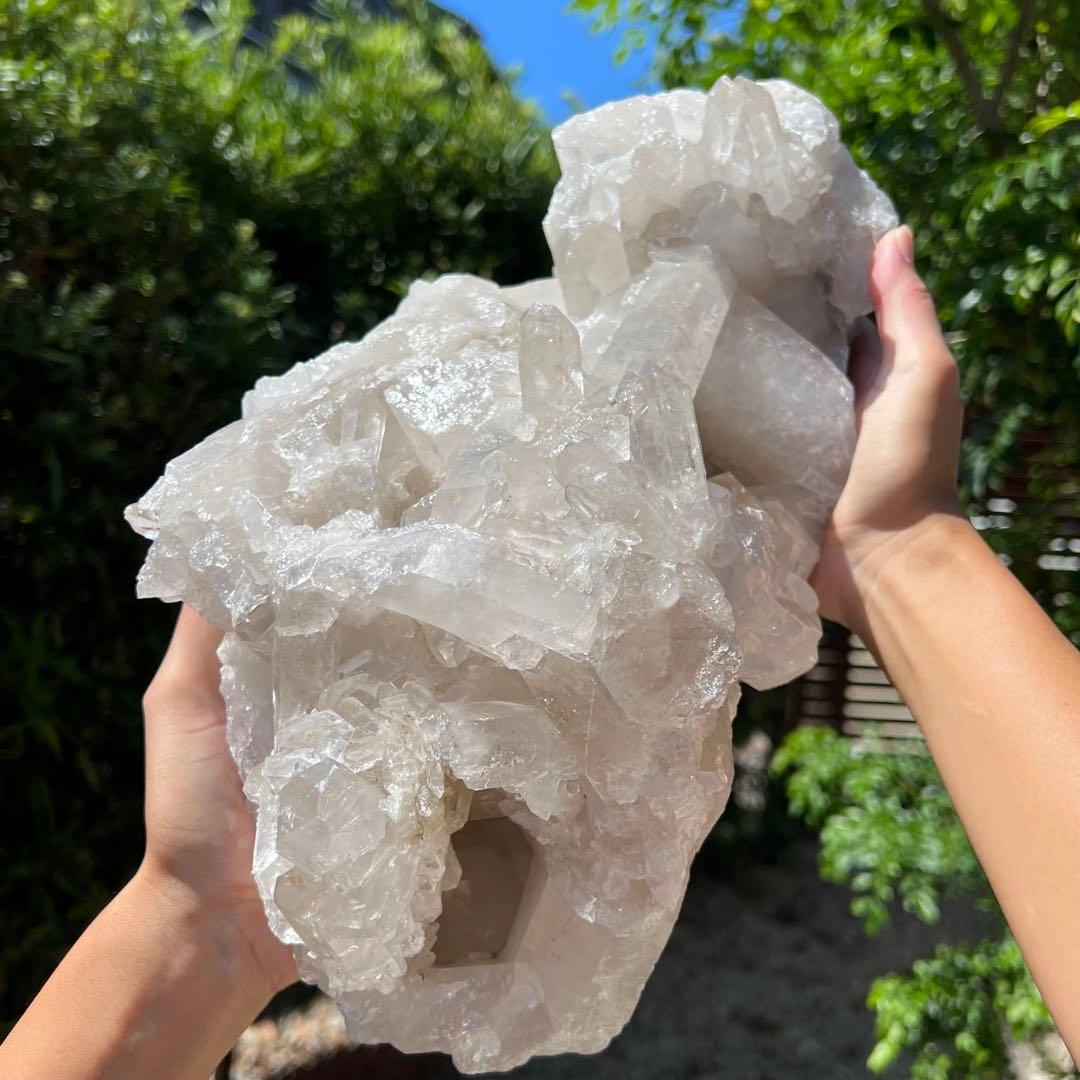 ✨超ビッグサイズの大迫力水晶クラスター‼️✨水晶クラスター 天然石 原石 置物