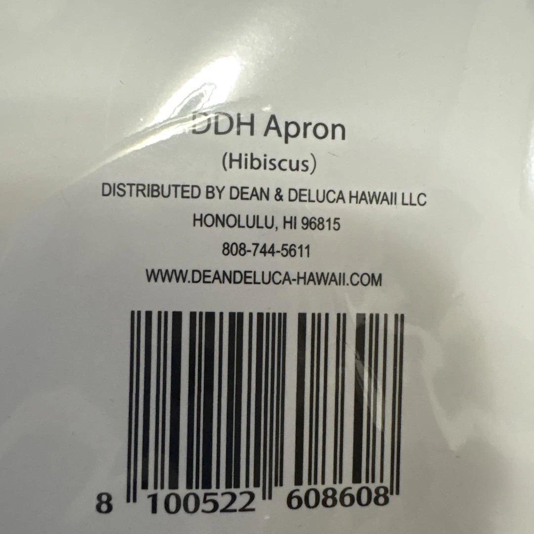 新品✴︎DEAN&DELUCAディーン＆デルーカ　ハワイ限定　ハイビスカスエプロン