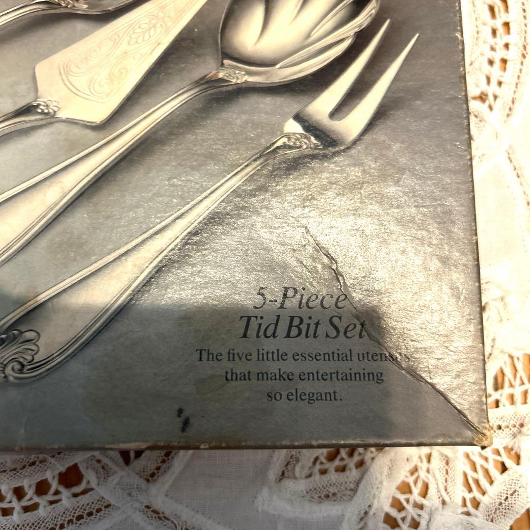 ⭐️新品未使用⭐️ ONEIDA社のシルバーサービングカトラリー5本セット