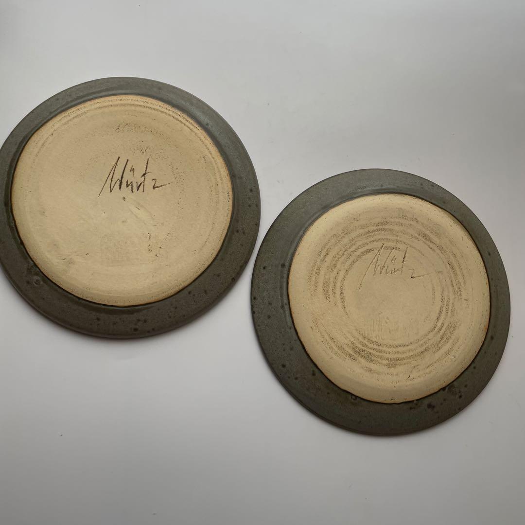 デンマーク購入　K.H.ワーツ　K.H.Würtz デザートプレート　2点