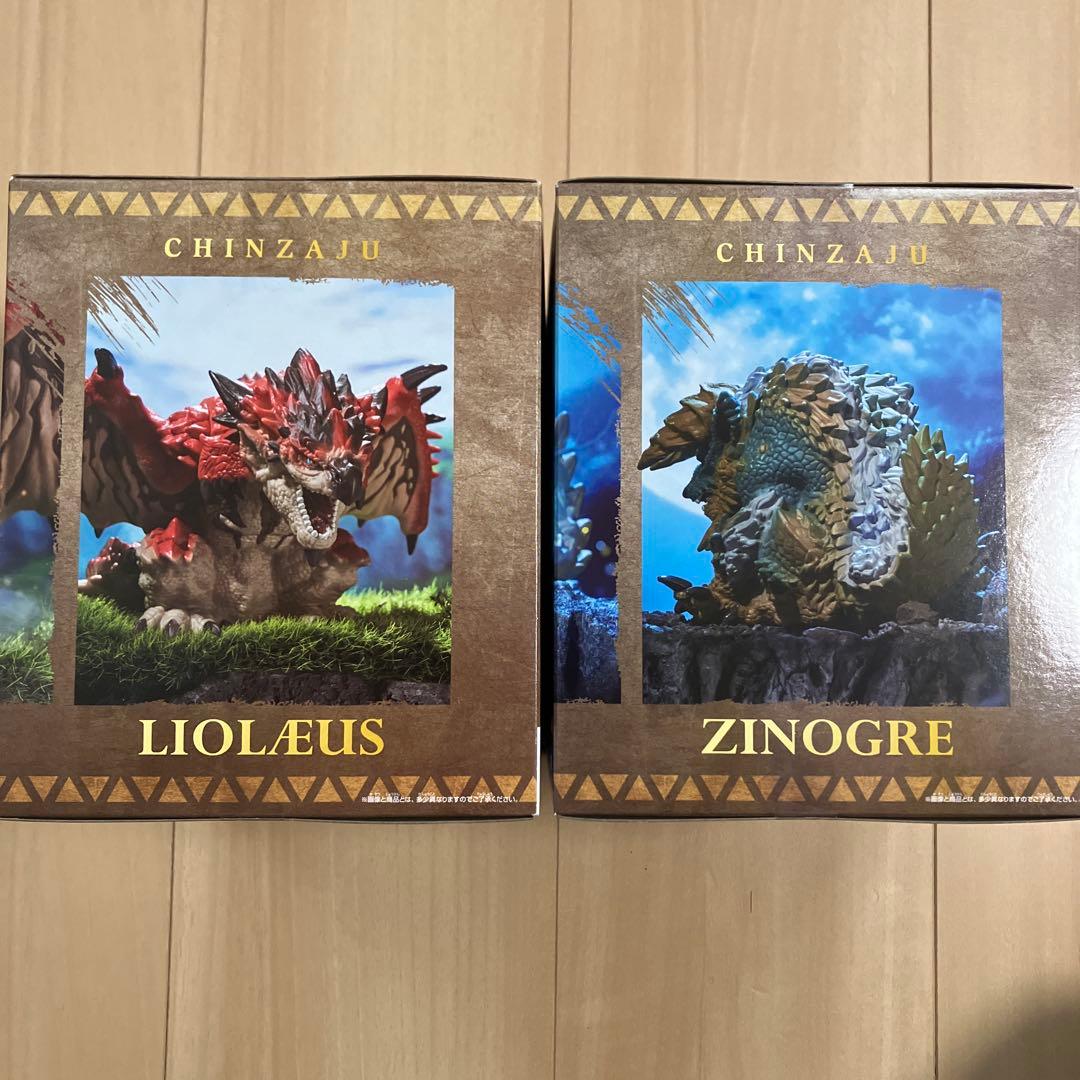 モンスターハンター 鎮座獣 フィギュア ジンオウガ 雄火竜 リオレウス