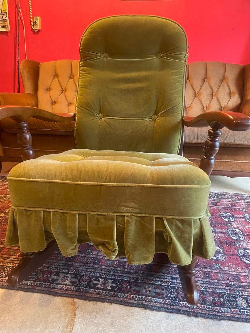 飛騨産業 穂高 ロッキングチェア レトロ 椅子