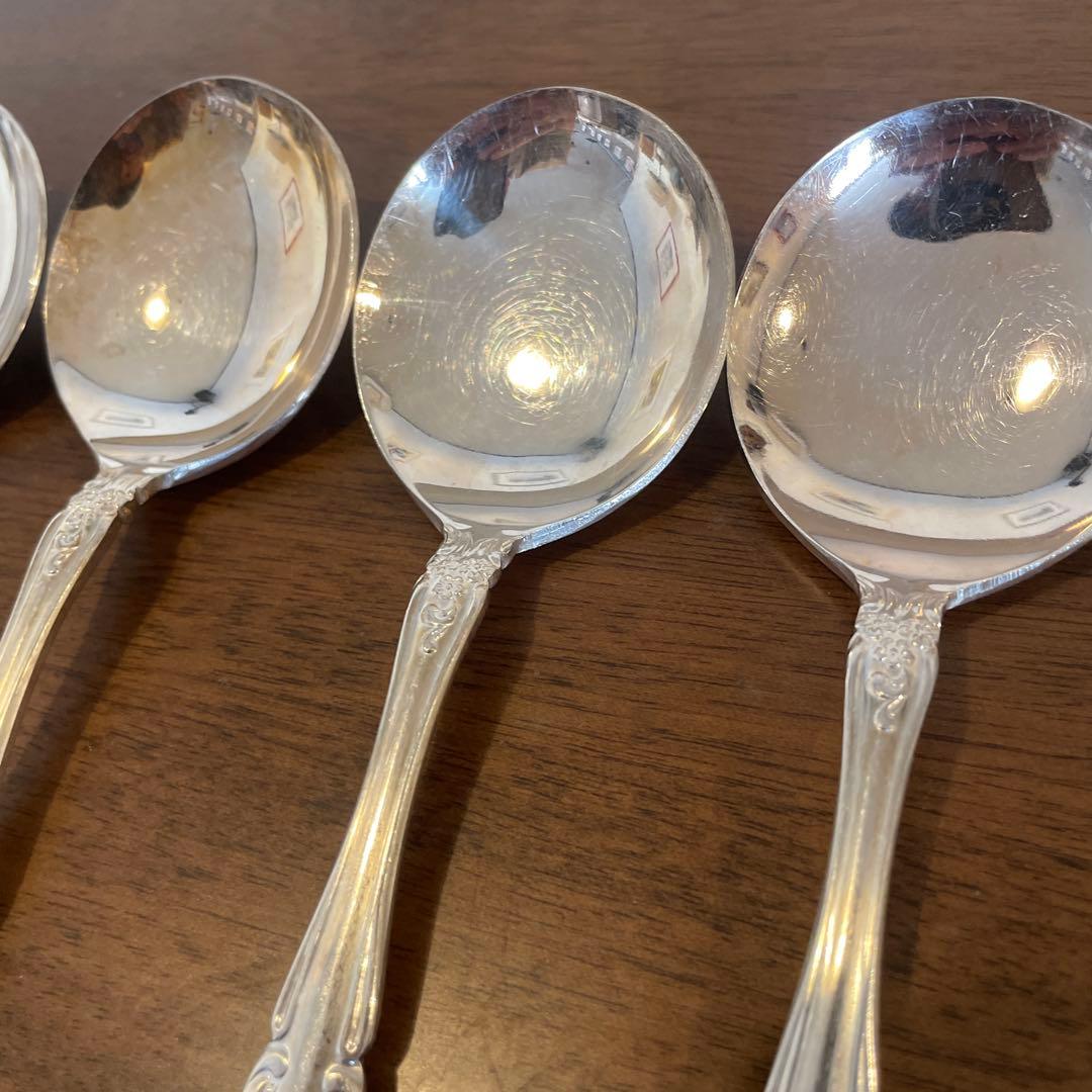 光和陶器Silver France カトラリーセット 洋白銀器 １７点