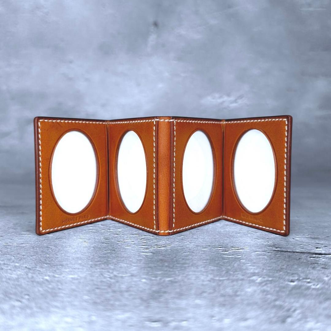 【希少/美品】HERMES 4連 ミニ フォトフレーム 写真立て アライグマ