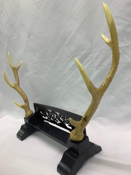 五月人形　鹿の角　置物　太刀飾り台　飾り台　兜飾り　鎧飾り　道具