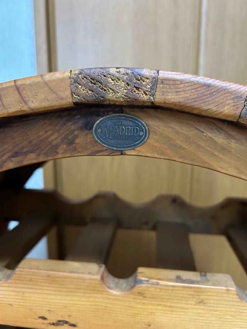 値下げ　木製バレル型ワインラック　ＴＨＥ　MADRID