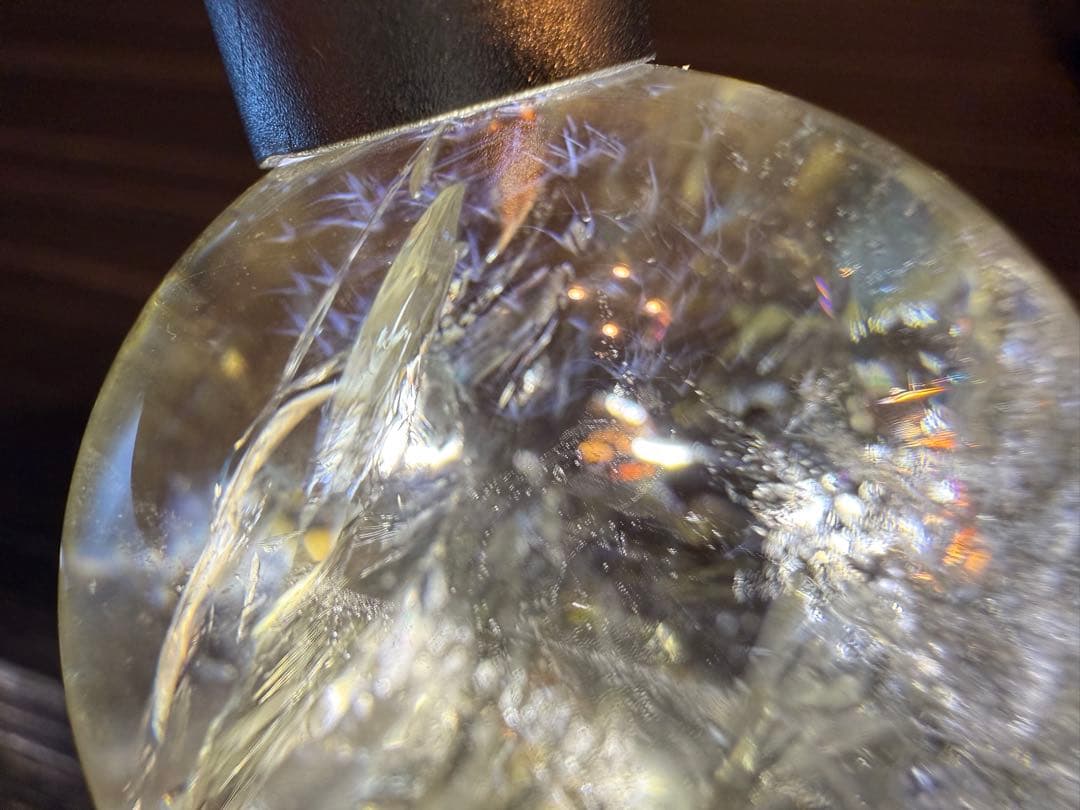 レア♡ ブルーニードル シトリン スフィア 丸玉 ② ブルーラダー 天然石