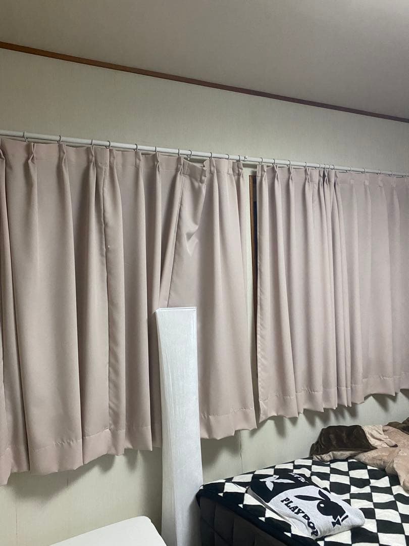 希少♦️ヴィンテージ♦️高級 オーダー ドレープカーテン♦️防炎 2